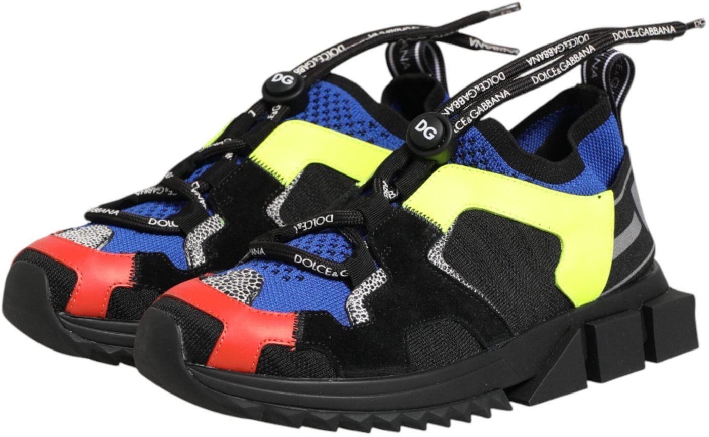 Dolce & Gabbana Multicolor Low Top Sorrento Sneakers Shoes