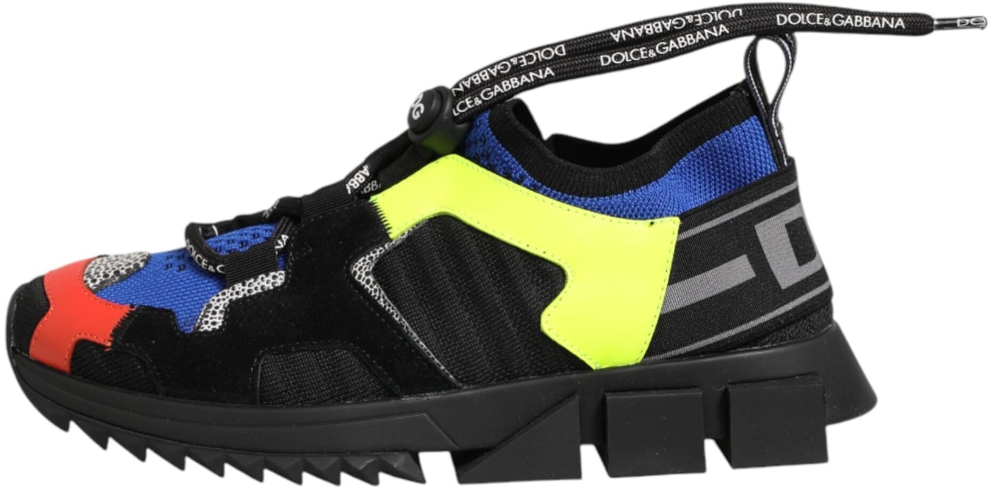 Dolce & Gabbana Multicolor Low Top Sorrento Sneakers Shoes