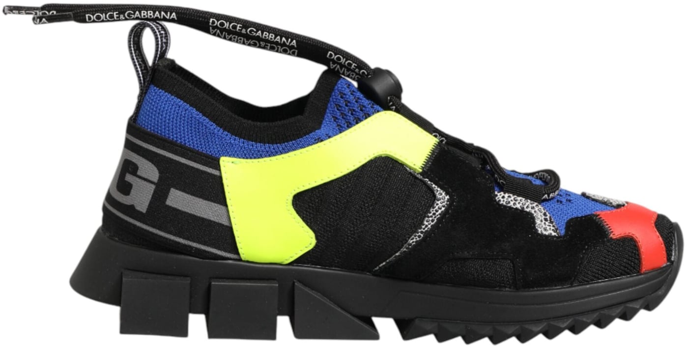 Dolce & Gabbana Multicolor Low Top Sorrento Sneakers Shoes