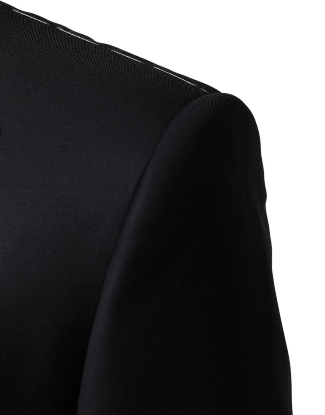 Dolce & Gabbana Blue Wool Single Breasted 3 Piece Men Suit
