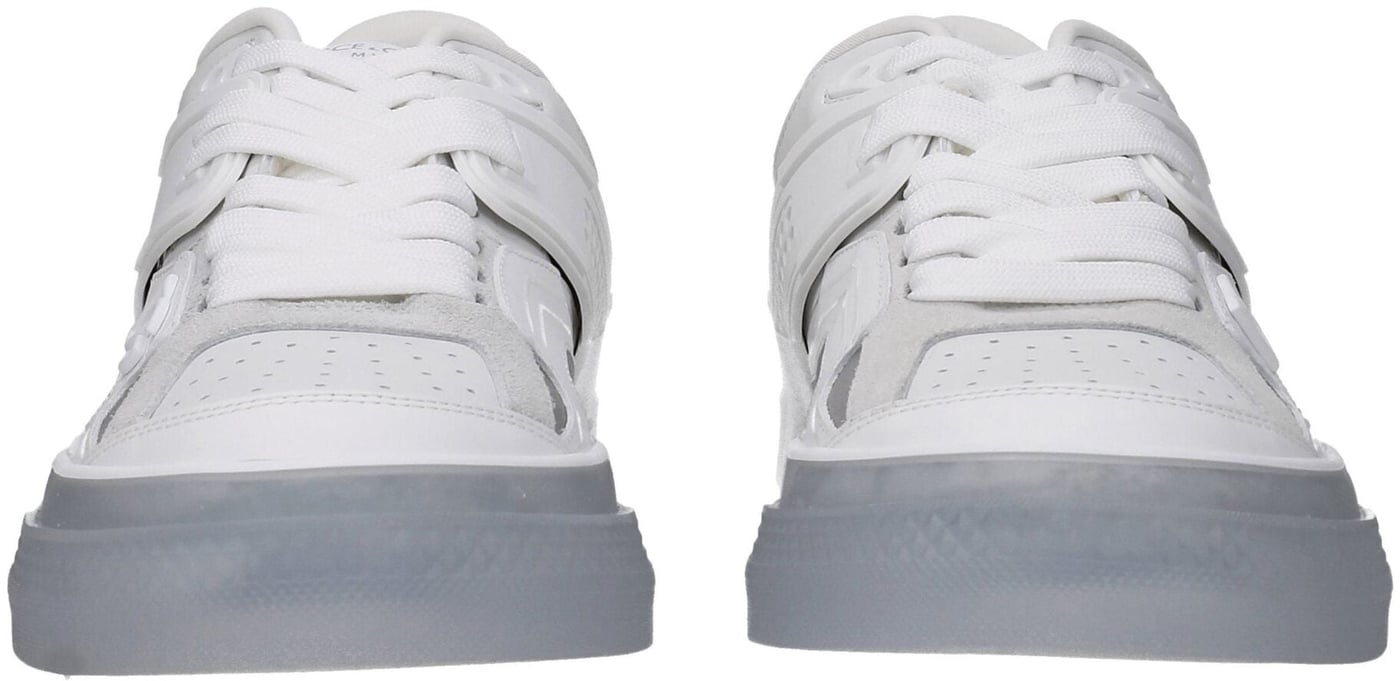 Dolce & Gabbana White Leather Low Top Sneakers