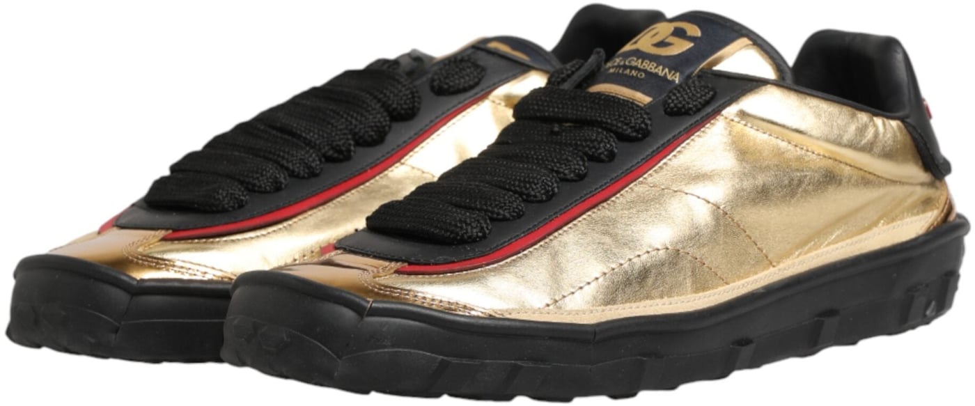 Dolce & Gabbana Multicolor Old Runner Lace Up Sneakers Shoes