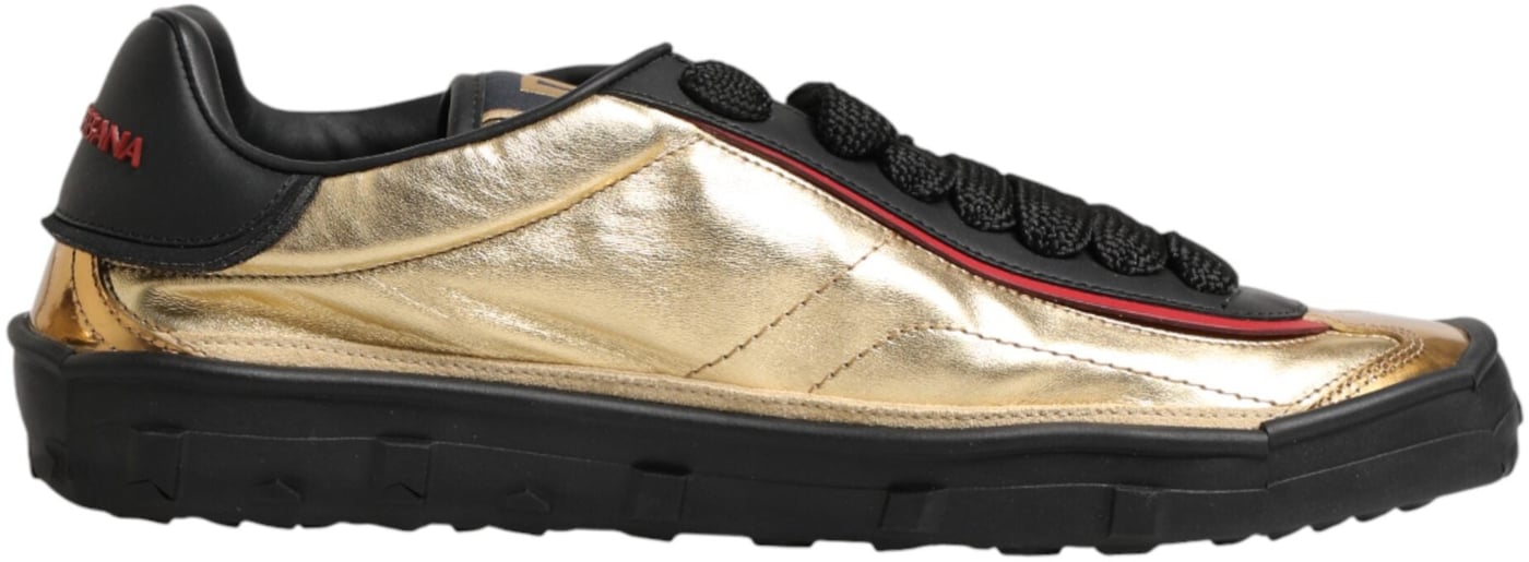 Dolce & Gabbana Multicolor Old Runner Lace Up Sneakers Shoes