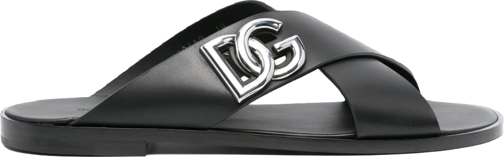 Dolce & Gabbana calfskin sandals Black