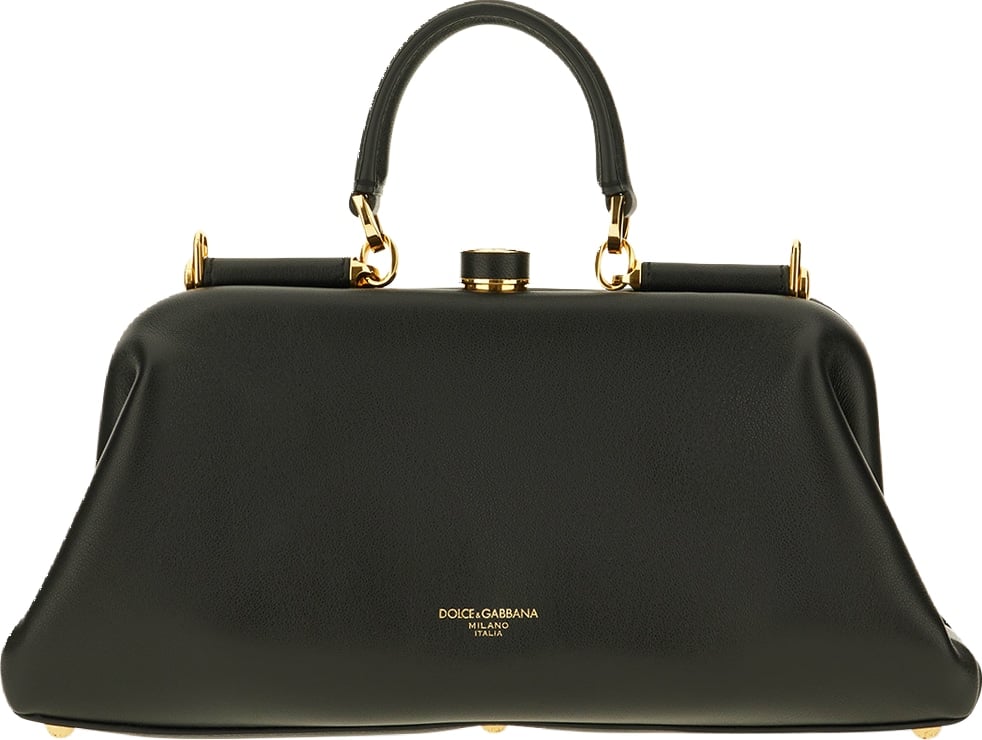 Dolce & Gabbana Black nappa Grandma handle bag