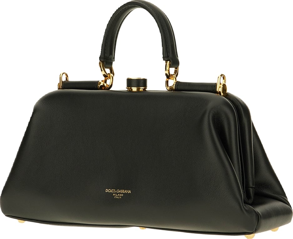Dolce & Gabbana Black nappa Grandma handle bag