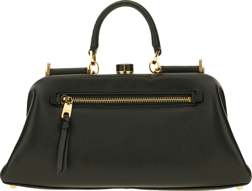 Dolce & Gabbana Black nappa Grandma handle bag