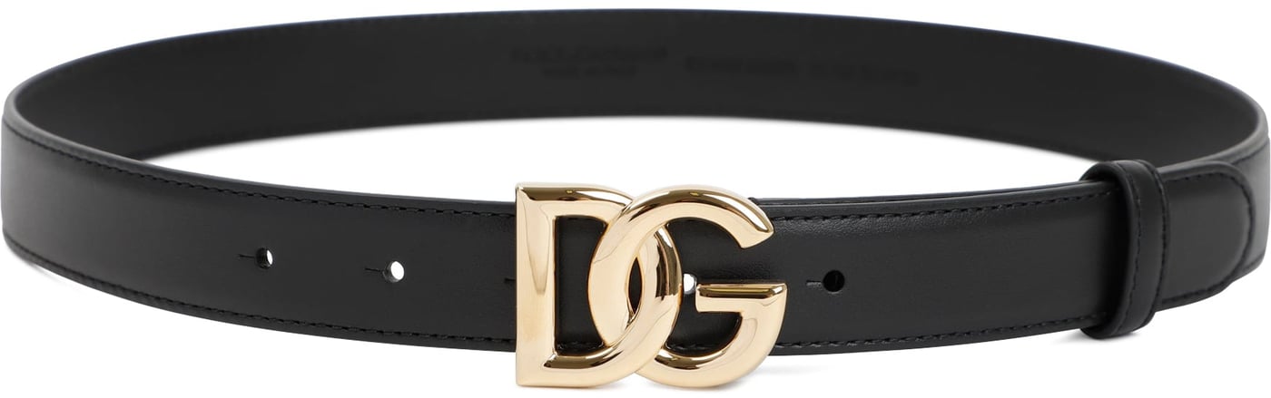 Dolce & Gabbana Logo Leather Belt