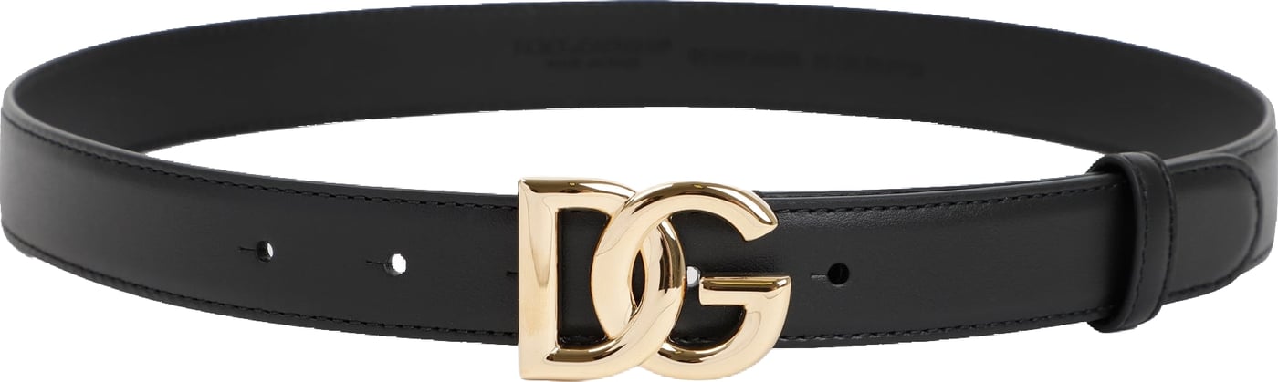 Dolce & Gabbana Logo Leather Belt