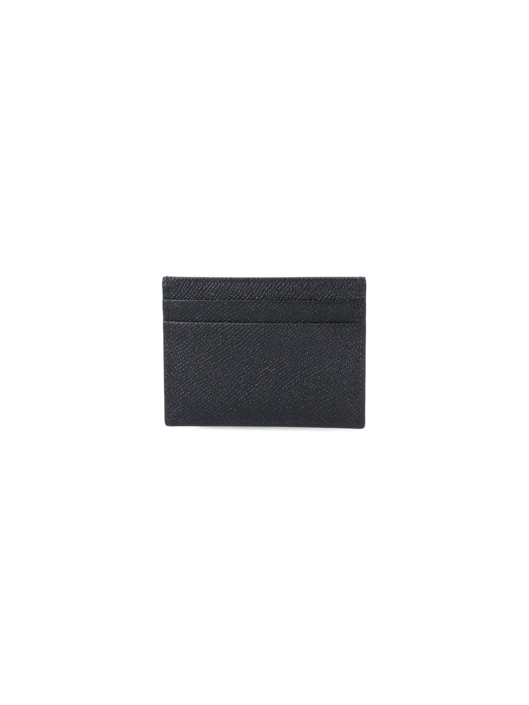Saffiano Leather Cardholder with Engraved Logo