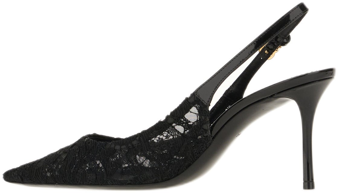 Dolce & Gabbana Black lace pumps
