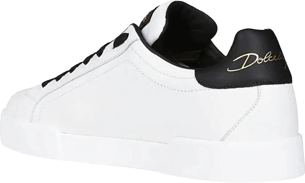 D&G Portofino Sacred Heart Men's Sneakers White