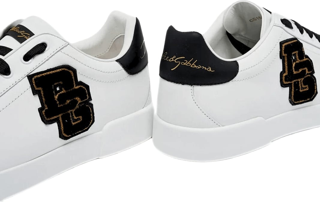 Dolce & Gabbana Portofino Patch Men's Sneakers White