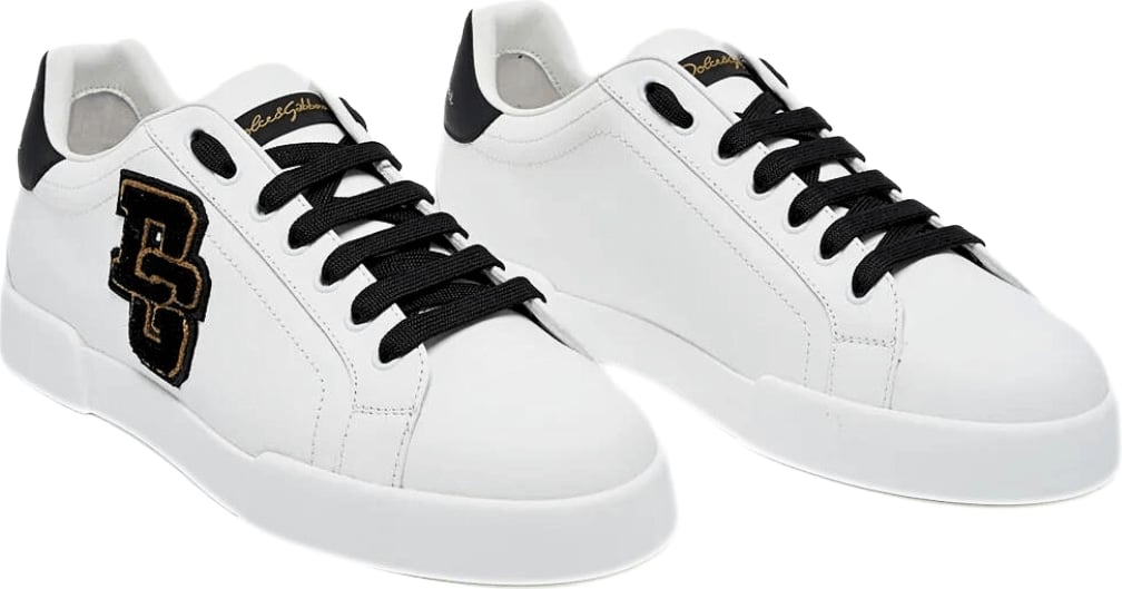 Dolce & Gabbana Portofino Patch Men's Sneakers White
