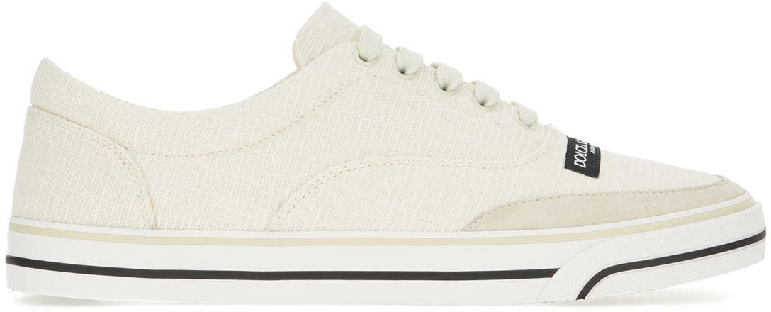Dolce & Gabbana Ivory canvas sneakers