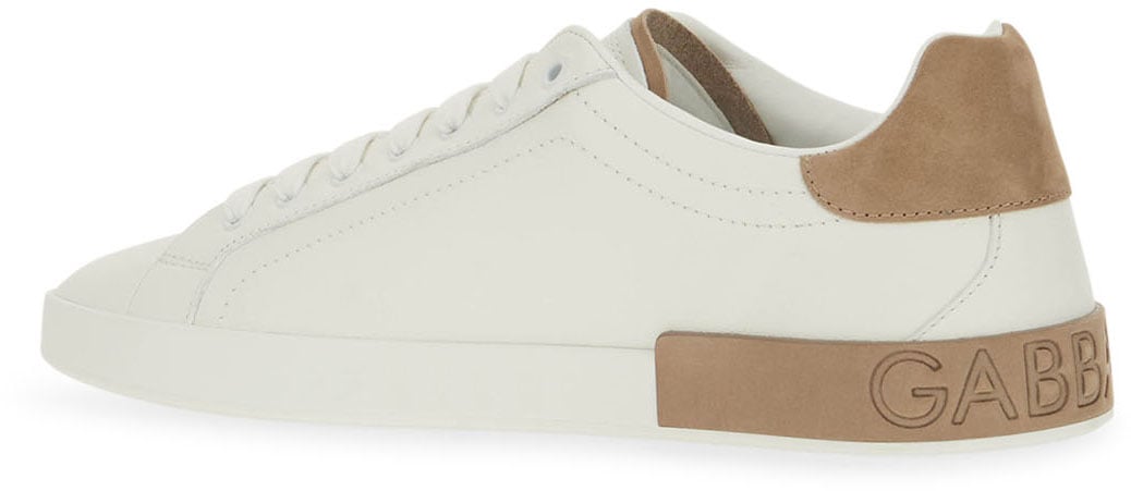 Dolce & Gabbana White leather Portofino sneakers