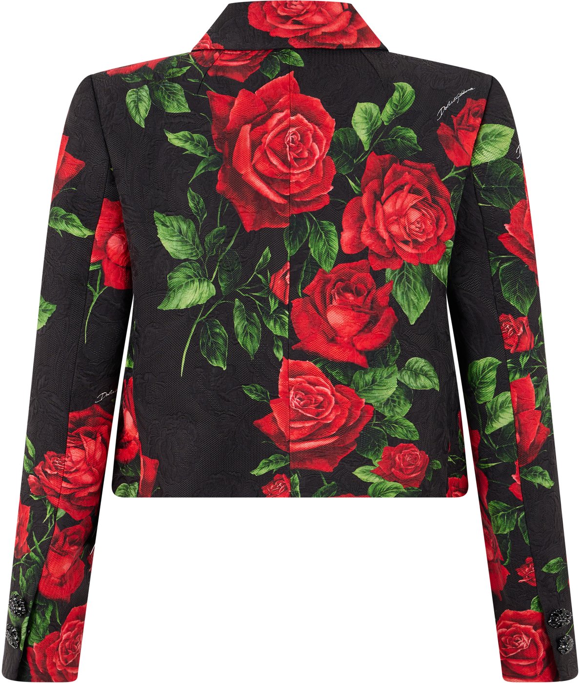 Jacket in brocade fabric