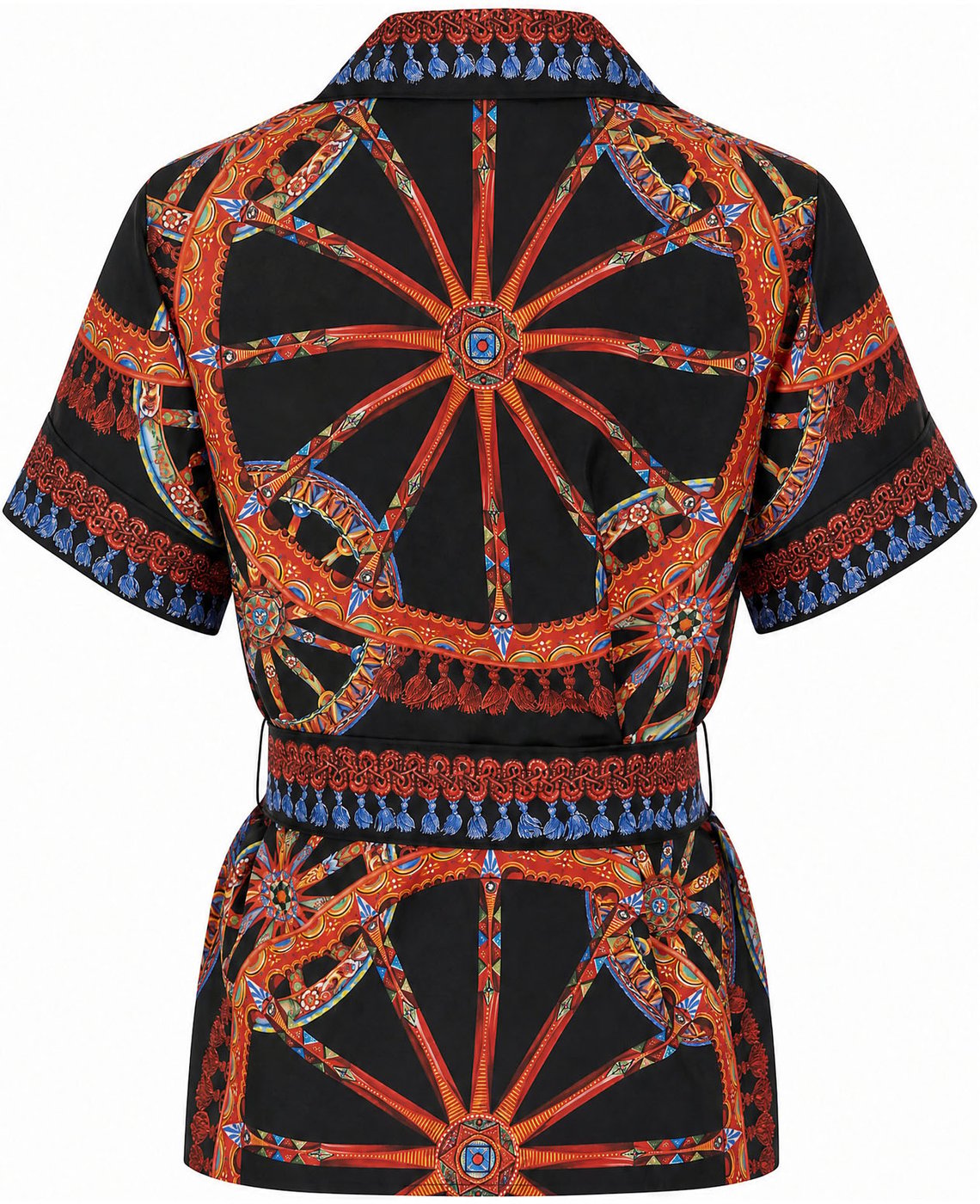 Dolce & Gabbana Printed silk top