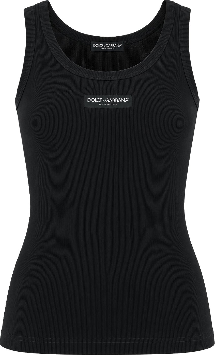 Dolce & Gabbana Black cotton top