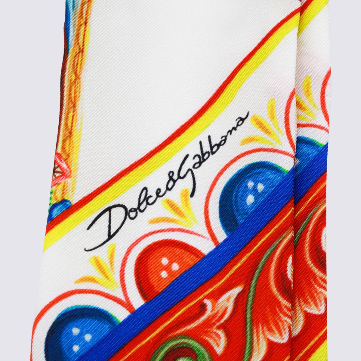 Patterned Silk Scarf
