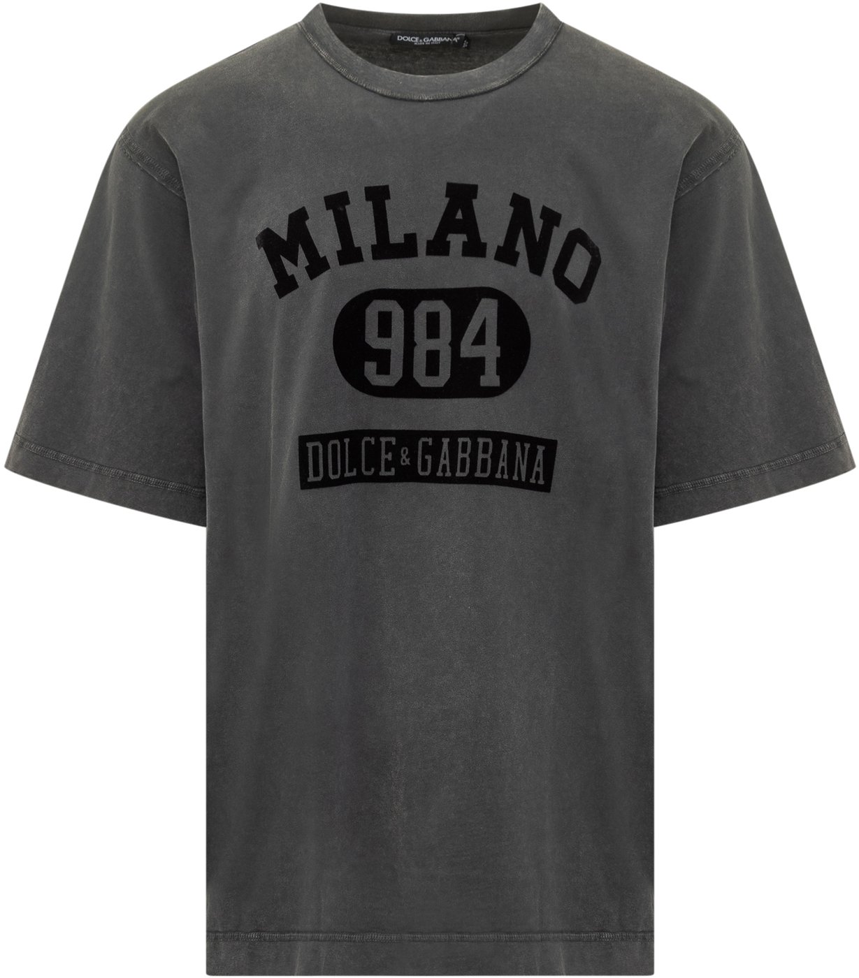 Dolce & Gabbana T-Shirt con Stampa Milano 984