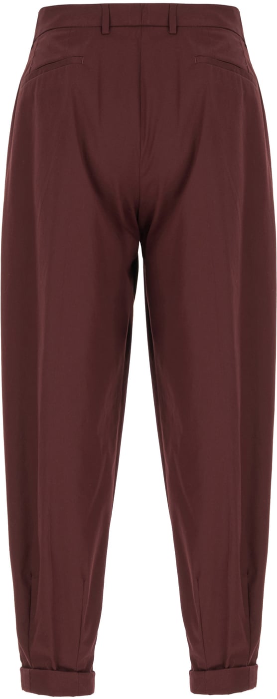 Dolce & Gabbana Grape stretch cotton pants