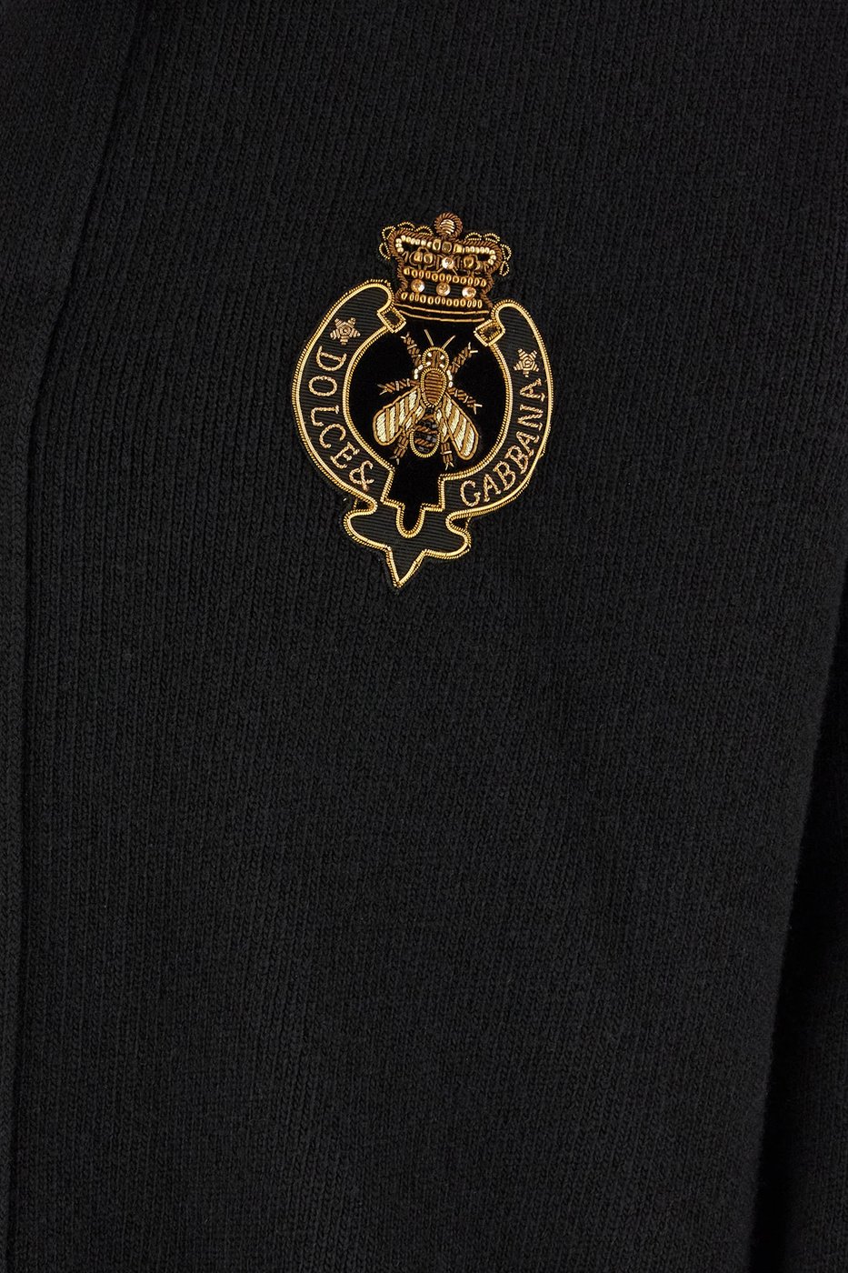 Dolce & Gabbana Black wool cardigan
