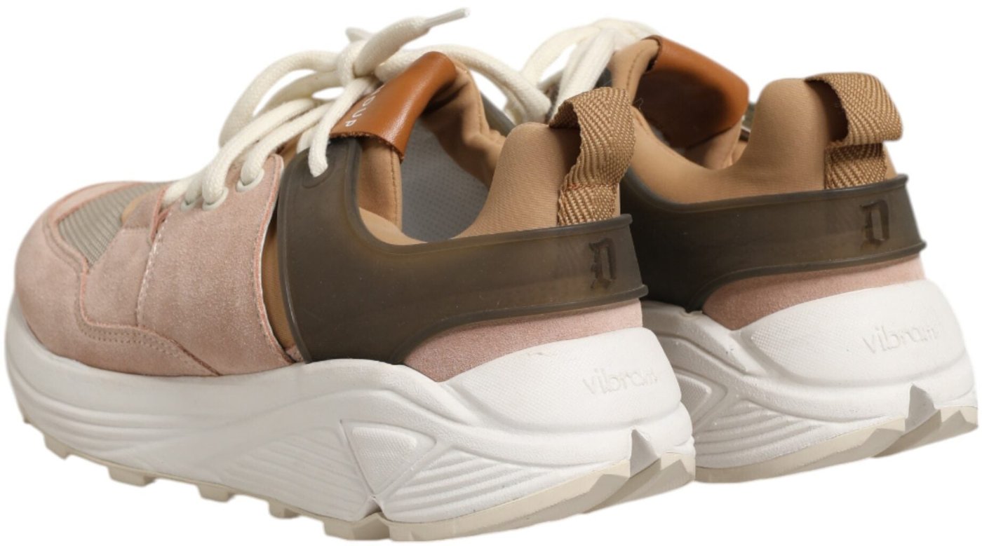 Dondup Multicolor Suede Low Top Women Sneakers Shoes