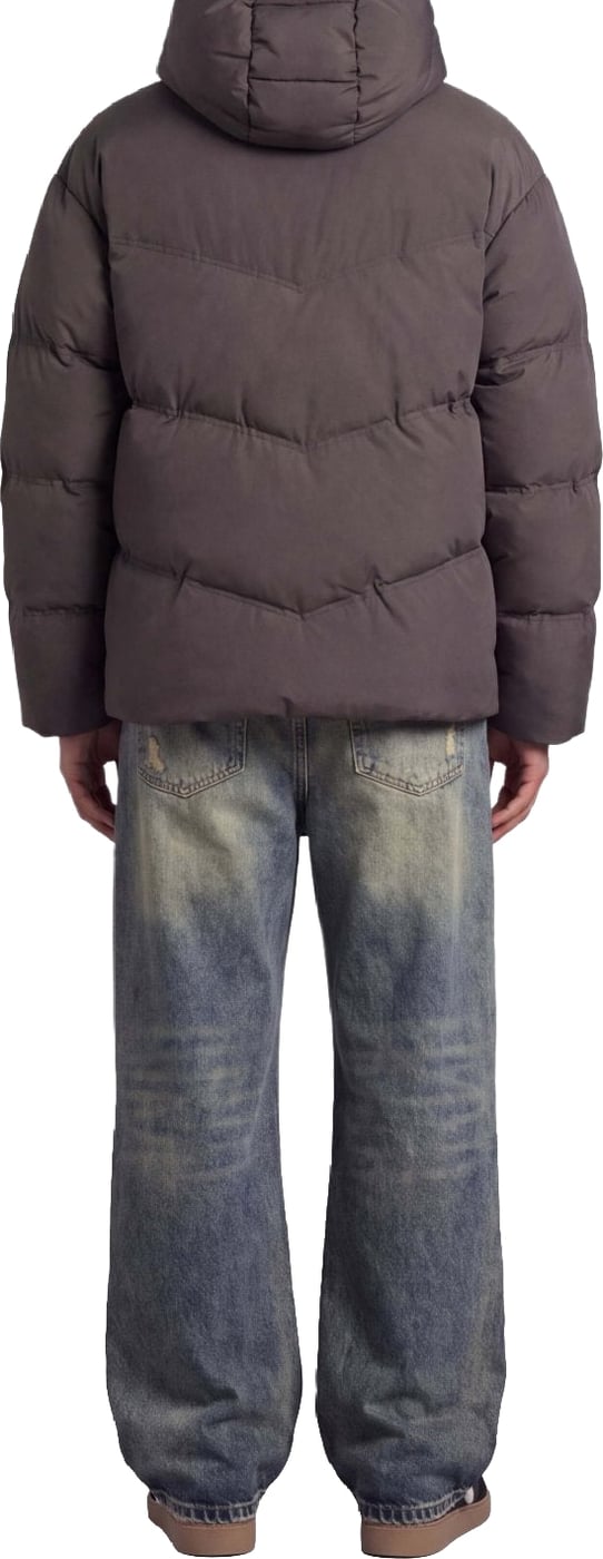 Sora Puffer Jacket | Green Grey