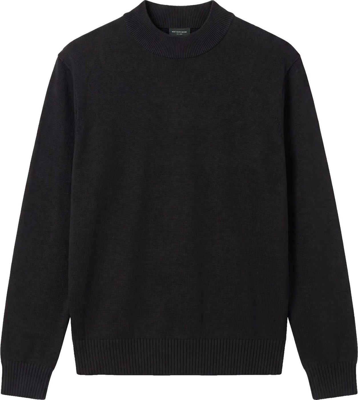 Feno | Fine Mockneck Knit | Black
