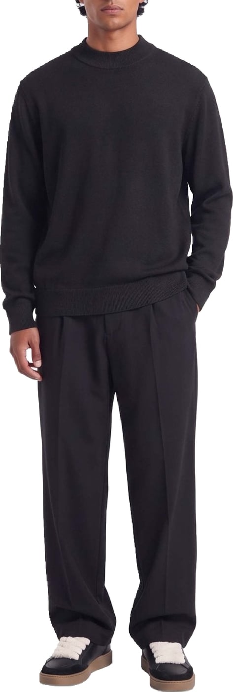 Feno | Fine Mockneck Knit | Black