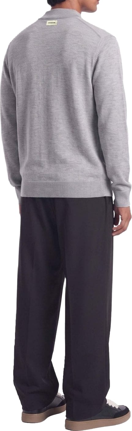Feno | Fine Mockneck Knit | Melange Grey