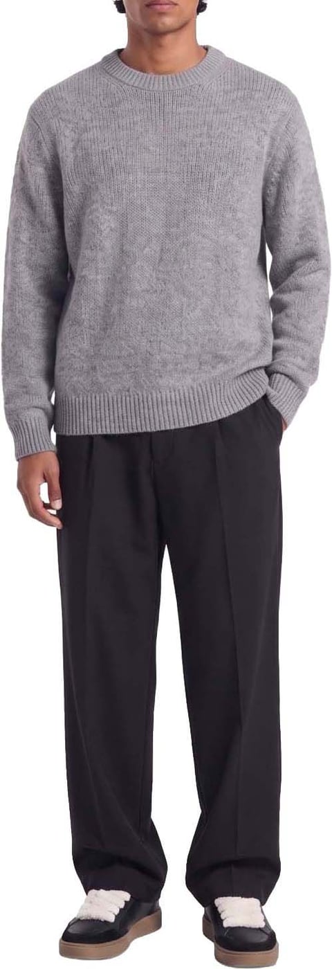 Nils | Heavyweight Knit | Melange Grey