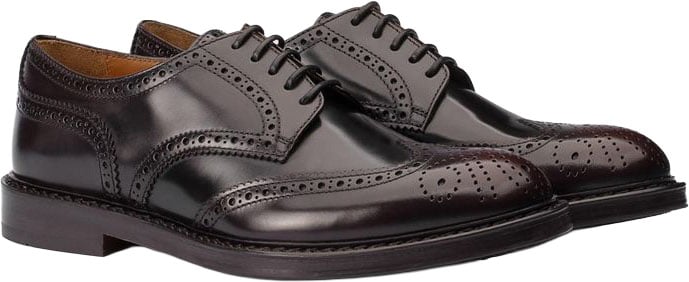 Doucal's Brown Leather Oxfords And Derbies