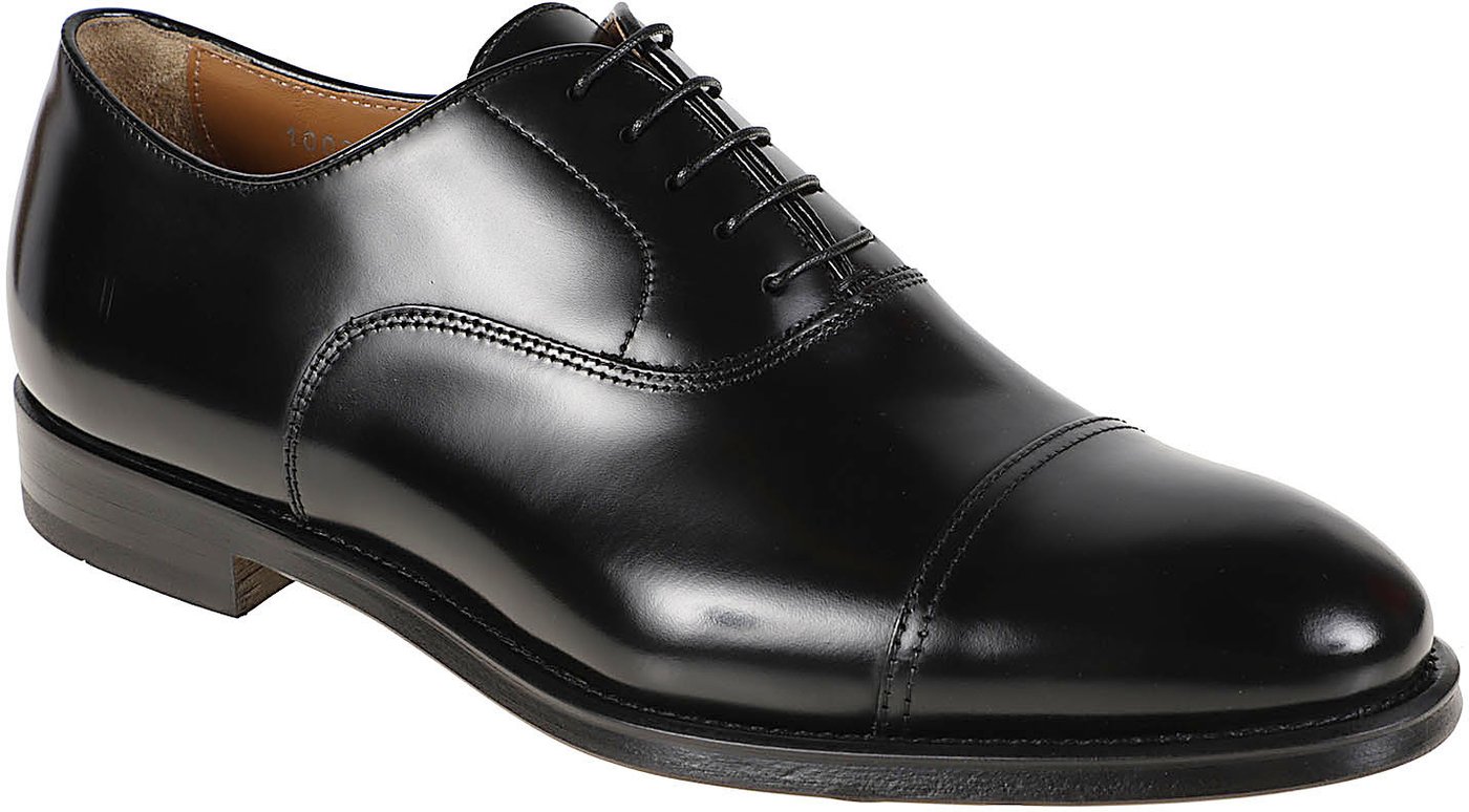 Cap Toe Oxfords Black