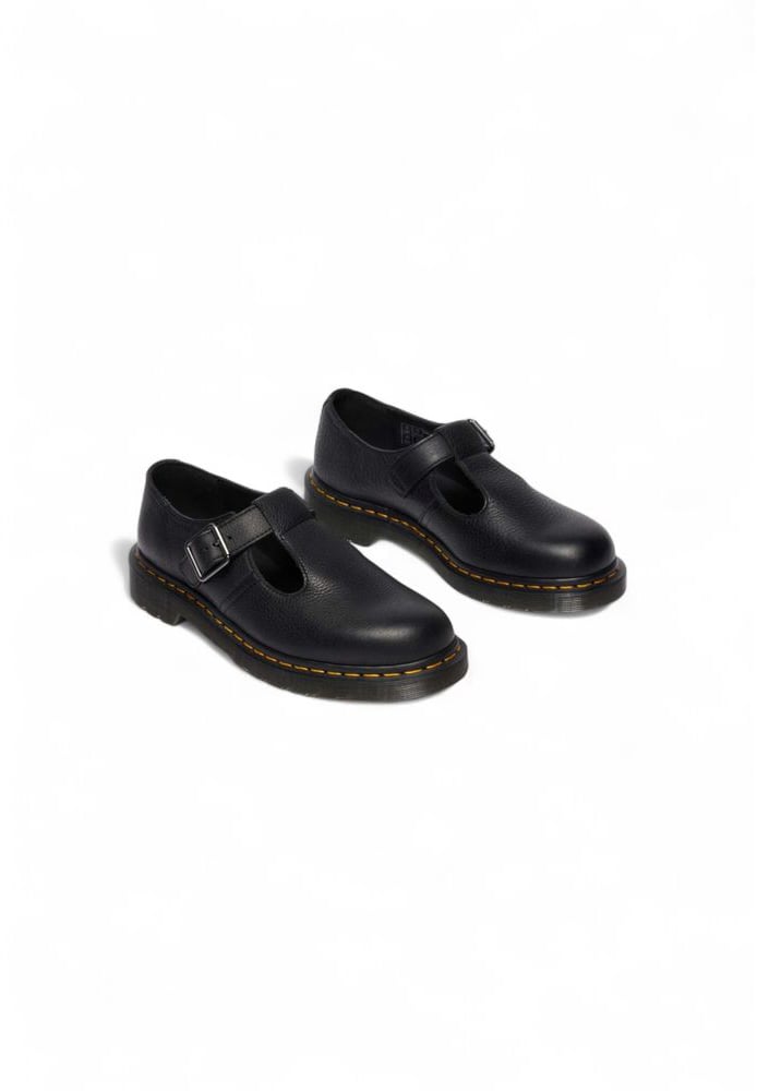 Dr. Martens Black Leather Platform Pumps