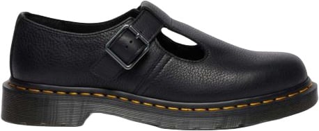 Dr. Martens Black Leather Platform Pumps