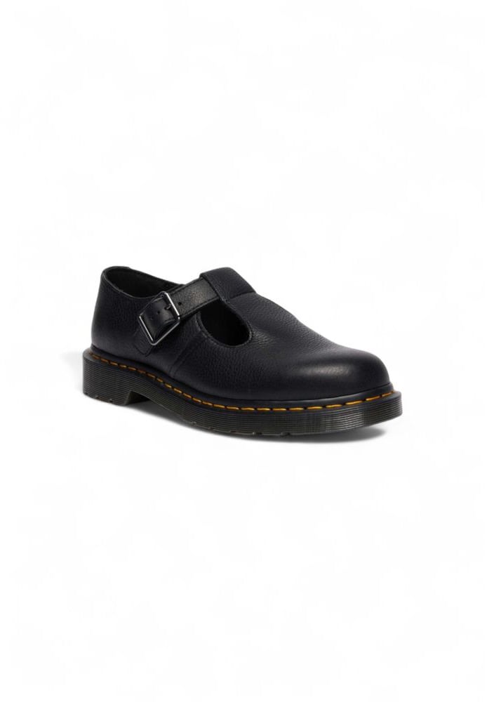 Dr. Martens Black Leather Platform Pumps