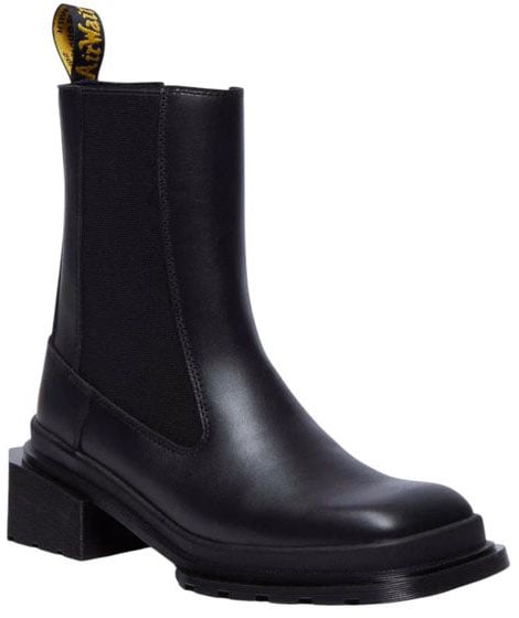 Dr. Martens Black Leather Ankle Boots