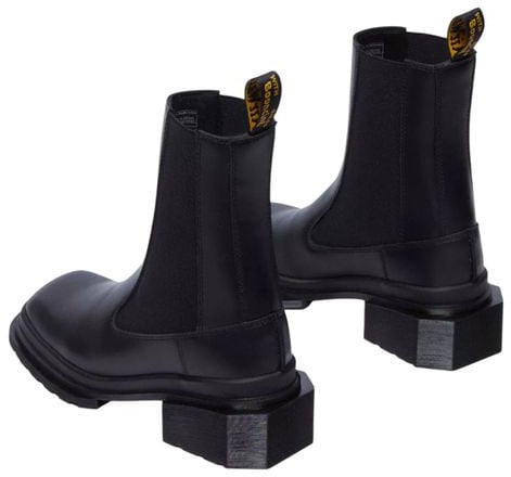 Dr. Martens Black Leather Ankle Boots