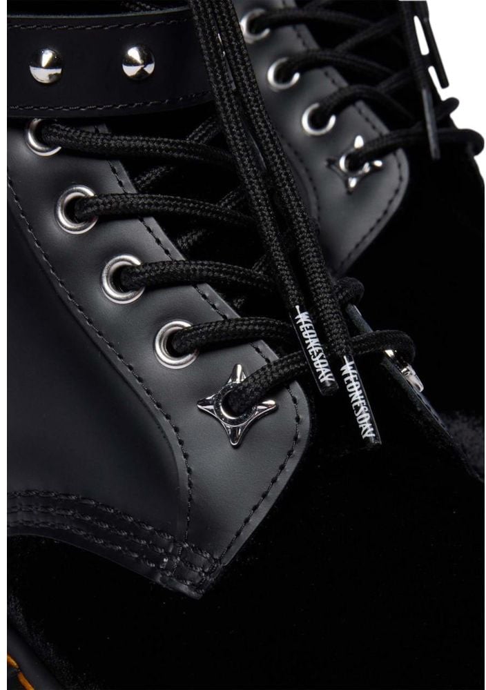 Dr. Martens Black Leather Lace-Up Boots