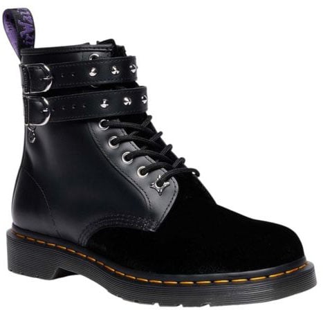 Dr. Martens Black Leather Lace-Up Boots