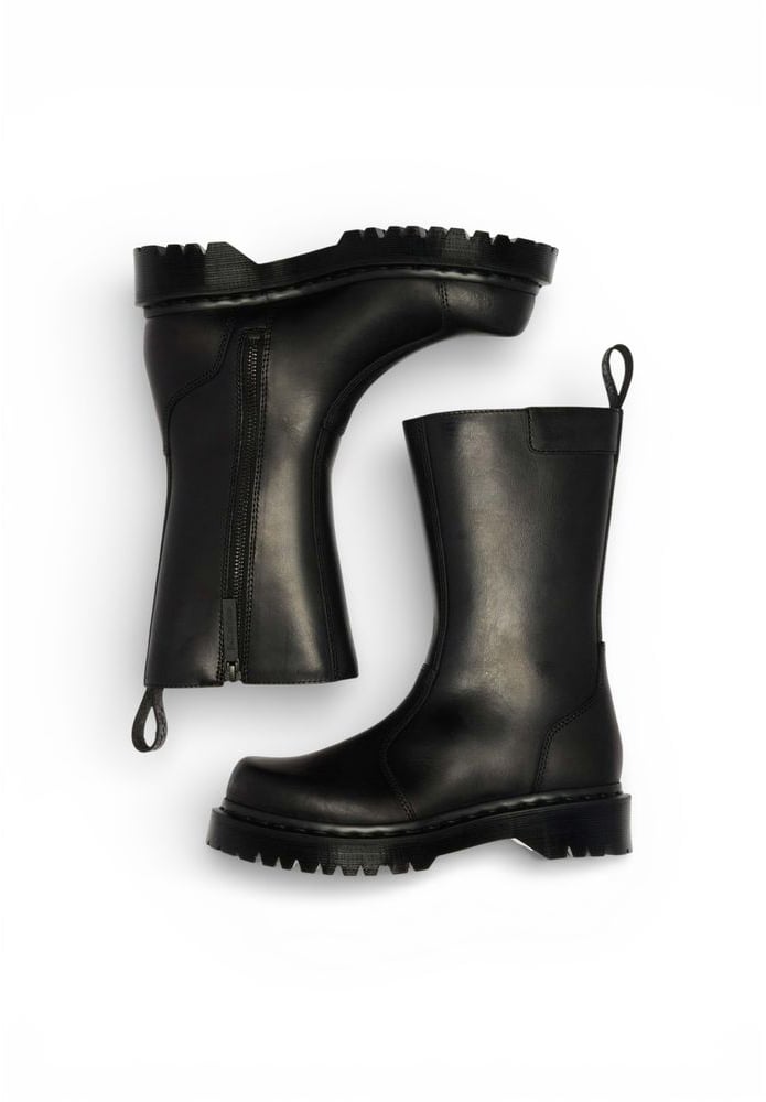 Dr. Martens Black Leather Ankle Boots