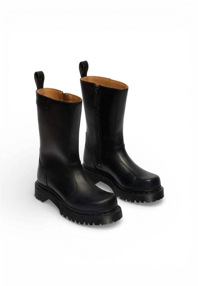 Dr. Martens Black Leather Ankle Boots