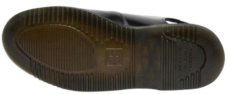 Dr. Martens Black Leather Flat Sandals