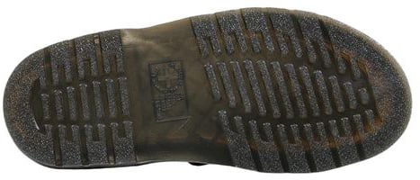 Dr. Martens Black Leather Flat Sandals