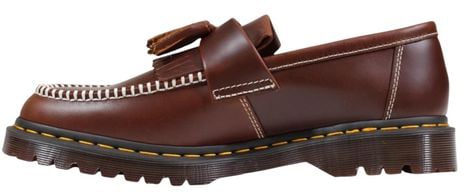 Dr. Martens Brown Leather Slip-On Loafers