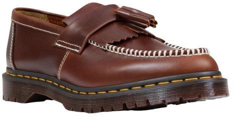 Dr. Martens Brown Leather Slip-On Loafers