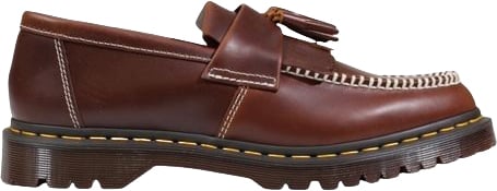 Dr. Martens Brown Leather Slip-On Loafers