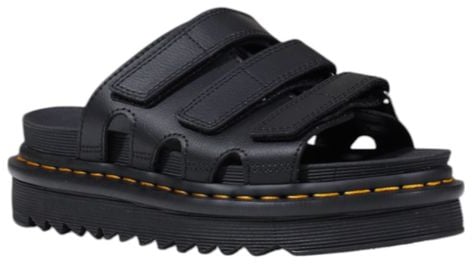 Dr. Martens Black Leather Platform Pumps